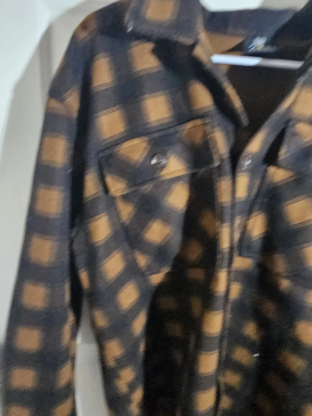 SWITCH Men's Black & Brown Plaid Jacket Coat
